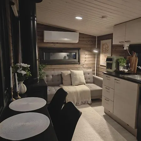 Borealis Village 4 With A Nature View, Fireplace, Sauna, Kitchen