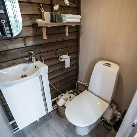 Borealis Village 4 With A Nature View, Fireplace, Sauna, Kitchen Muonio