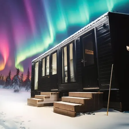 Borealis Village 4 With A Nature View, Fireplace, Sauna, Kitchen Casa vacanze *